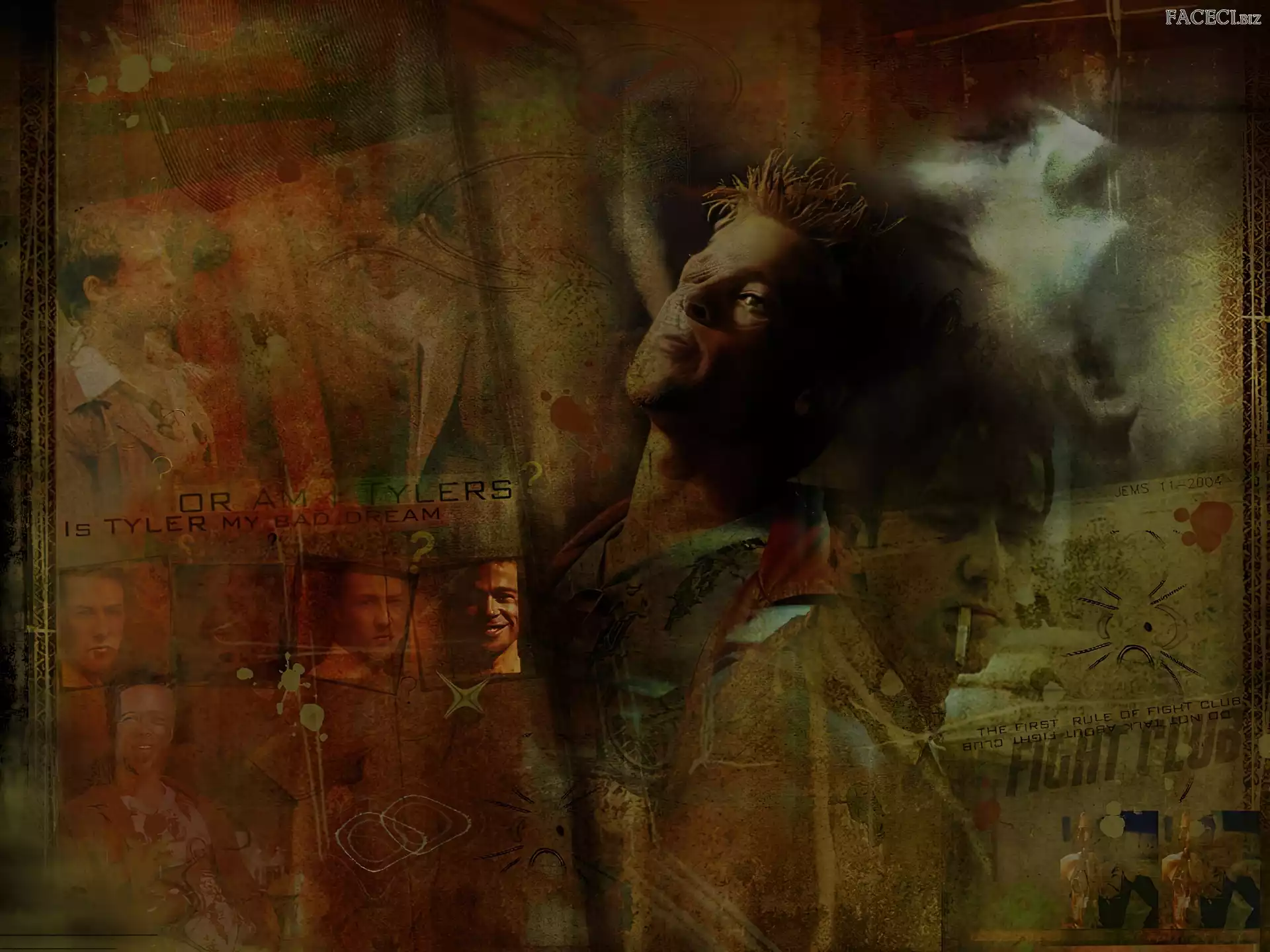 Edward Norton, blond włosy